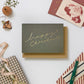 warm green happy christmas katie leamon card