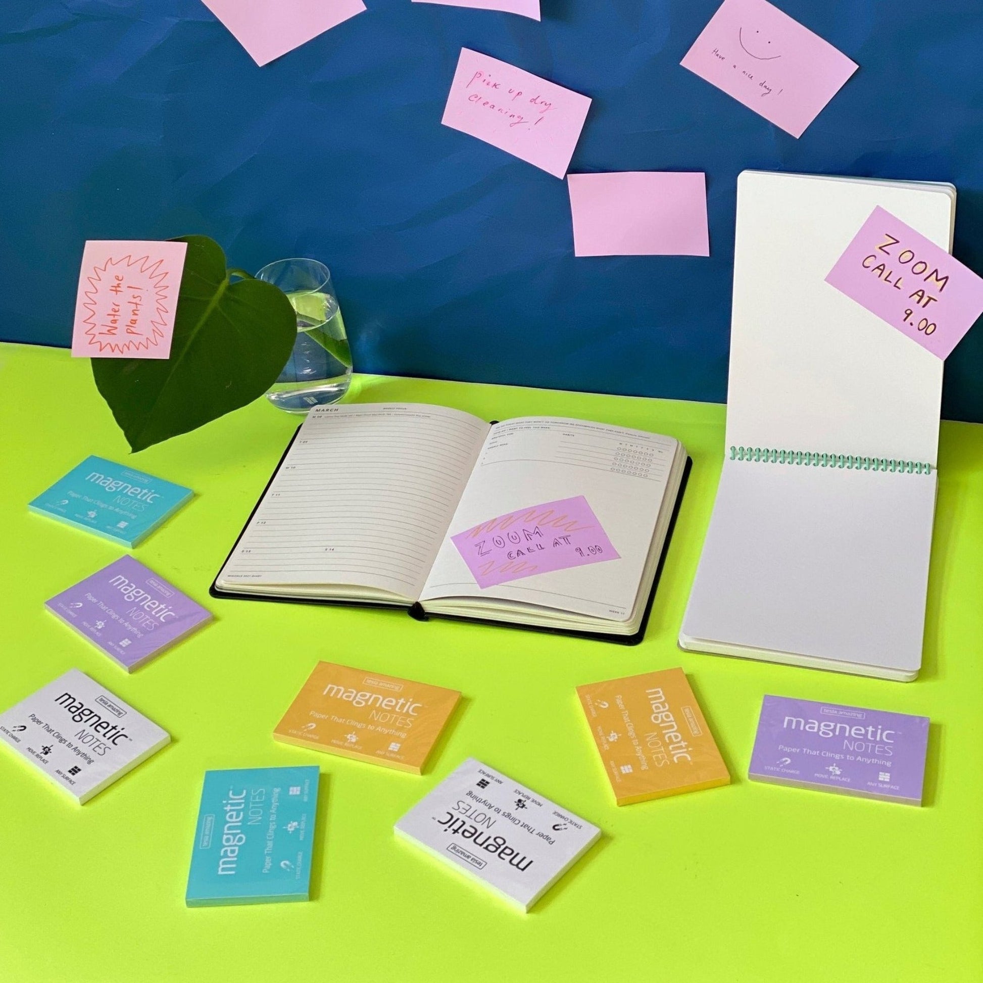 Small Magnetic Notes - Aqua
