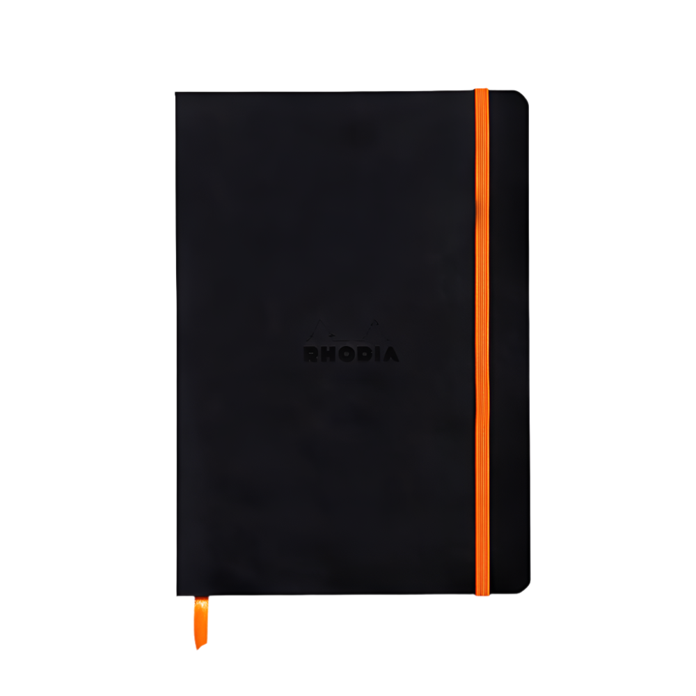 Rhodiarama notebook in black