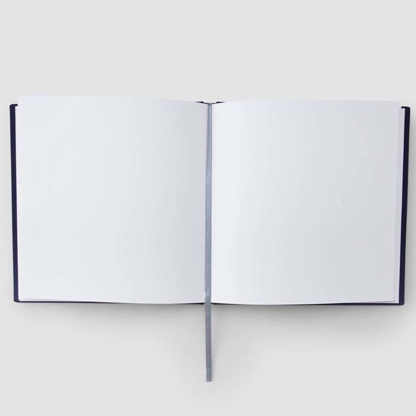 Guest Book - Grey / Navy