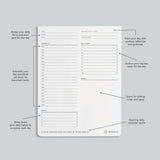 daily organiser notepad