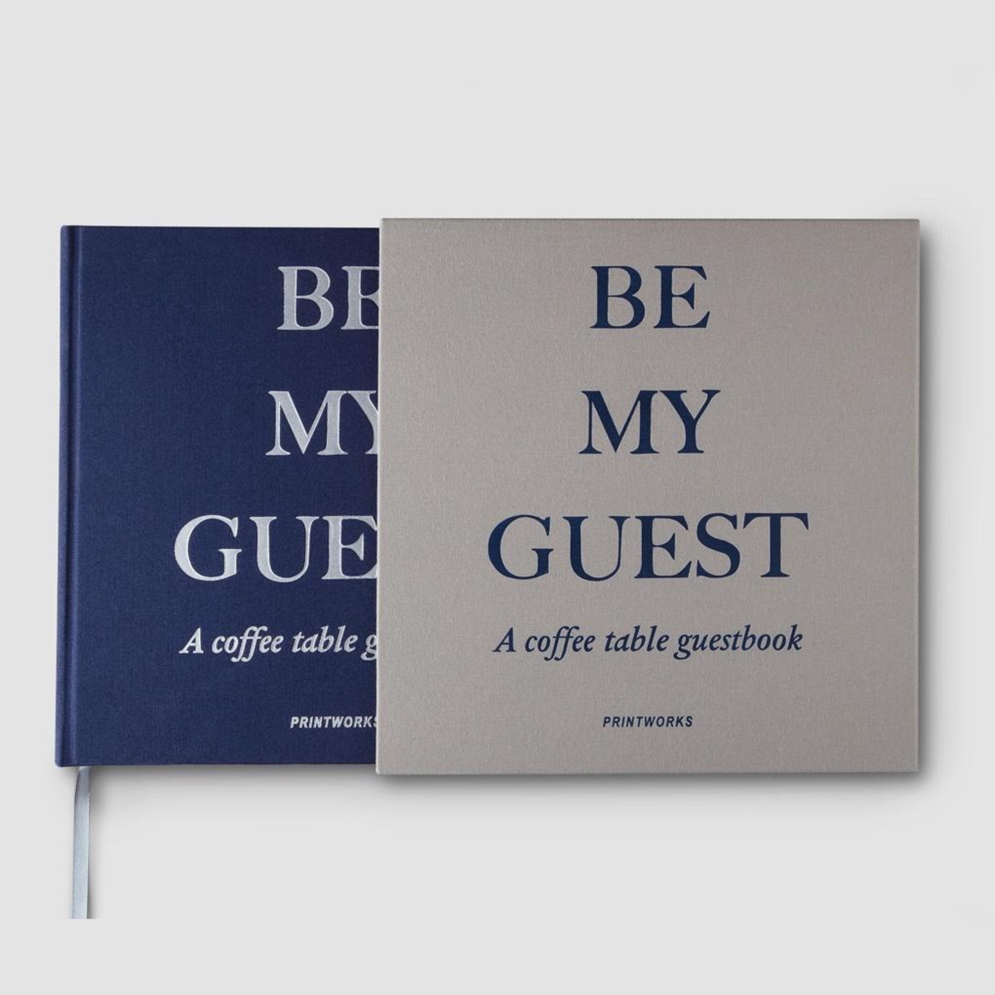 Guest Book - Grey / Navy