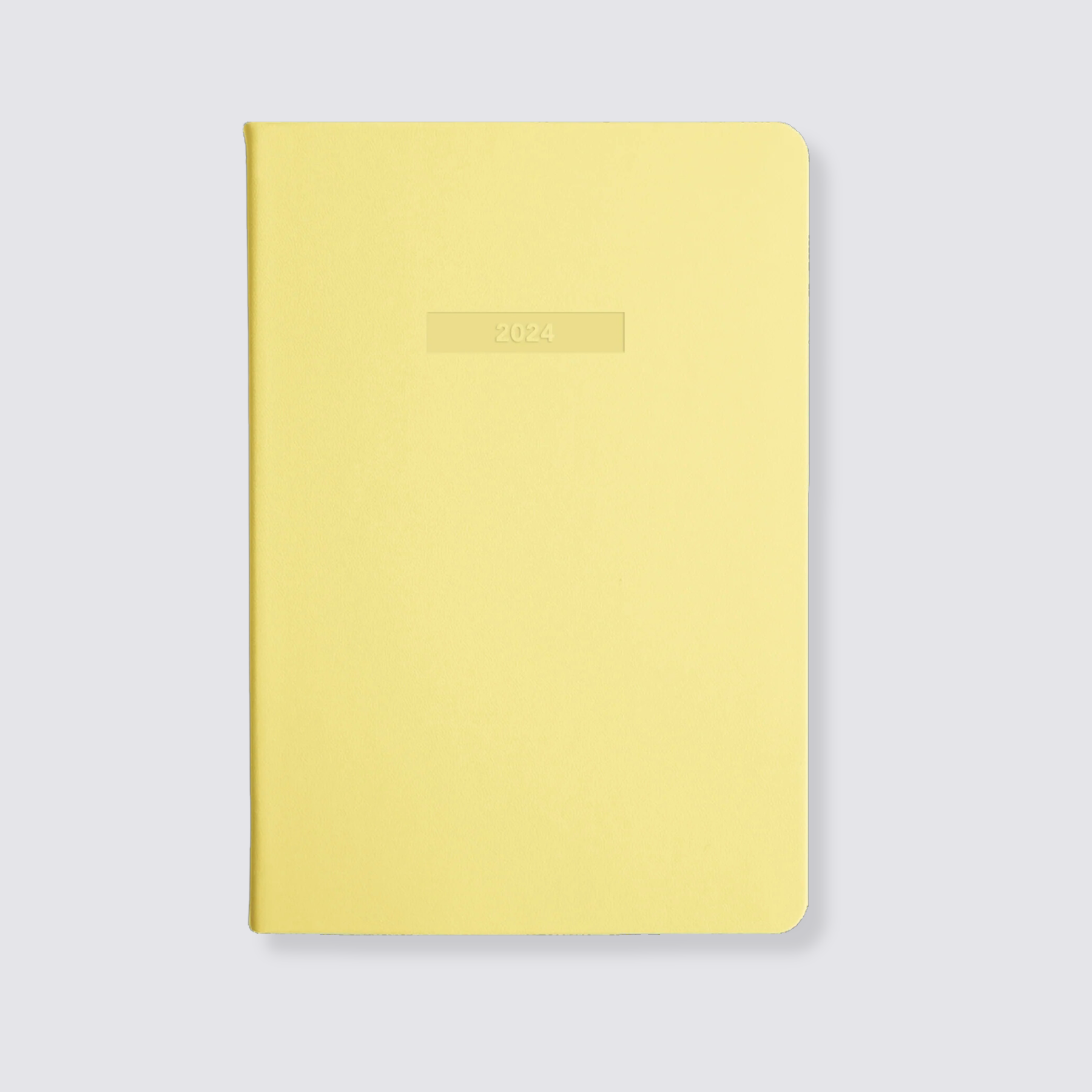 2024 Weekly Spread Diary - Lemon